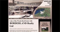 Desktop Screenshot of borderlandrealty.com
